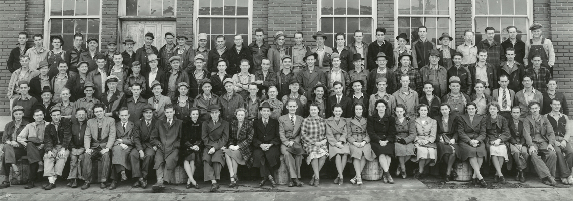 H.E. Williams Products Company workforce in 1941.